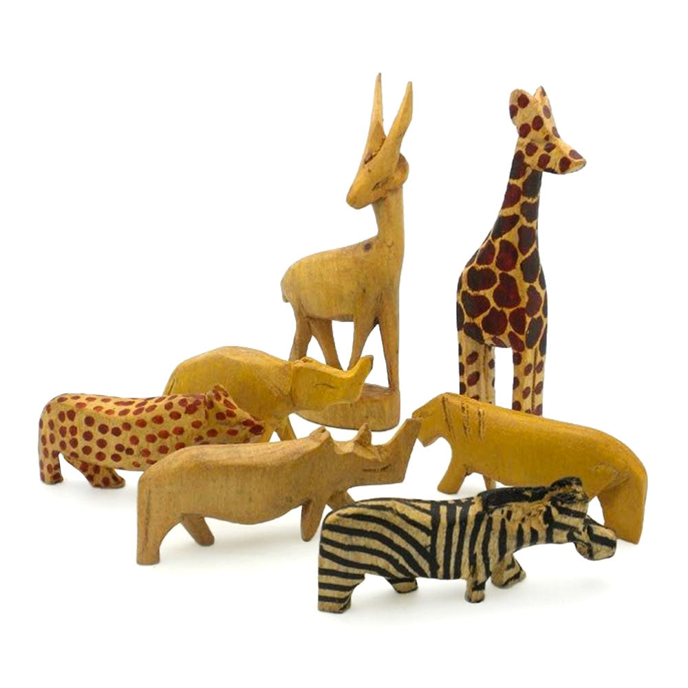 ELECLAND 16Pcs Jungle Zoo Animals Figurines, Safari Animal Figures