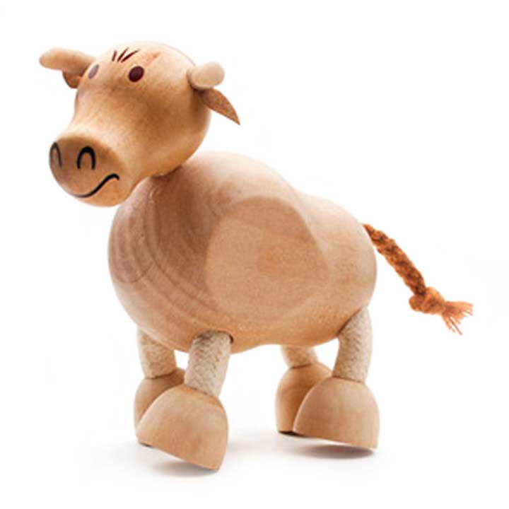 wooden farm animal toys