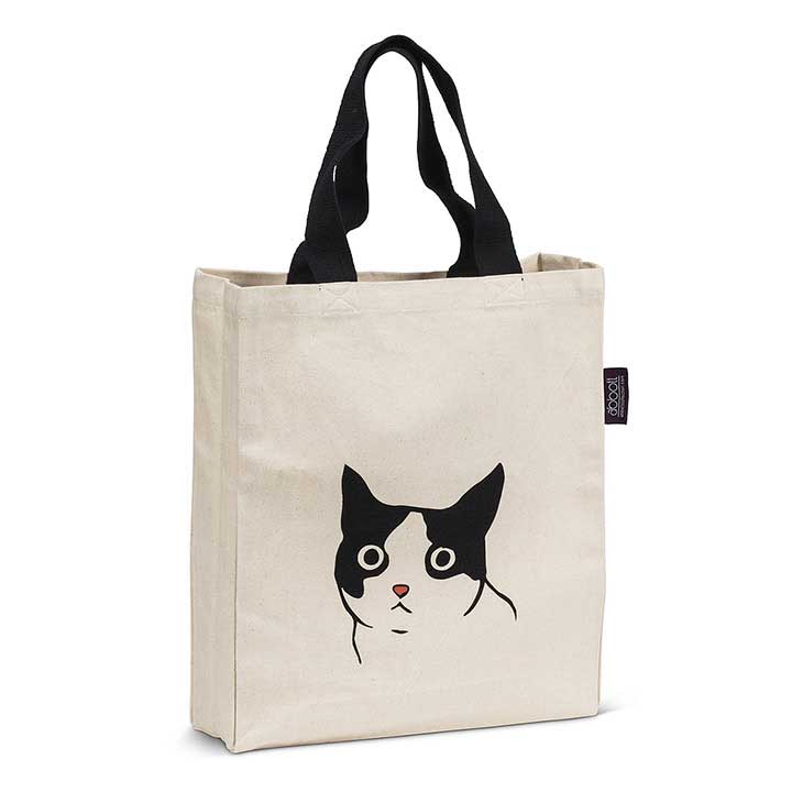 Felix Tuxedo Cat Canvas Tote Reusable Grocery Bag – Animal Emporium ...