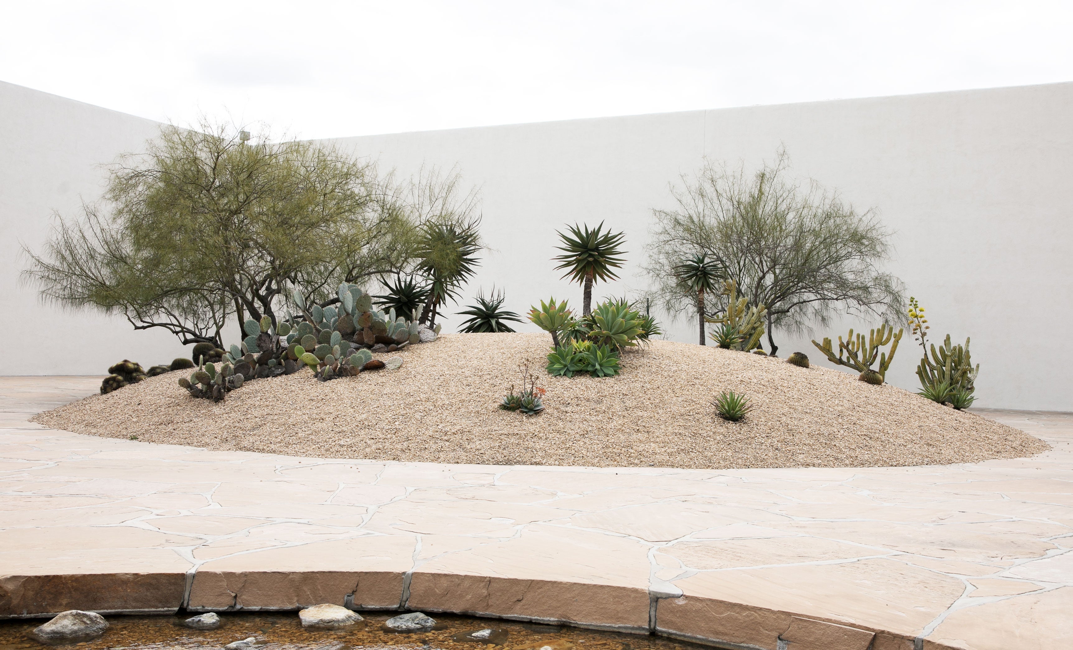 Noguchi Garden at South Coast Plaza in Orange County is a