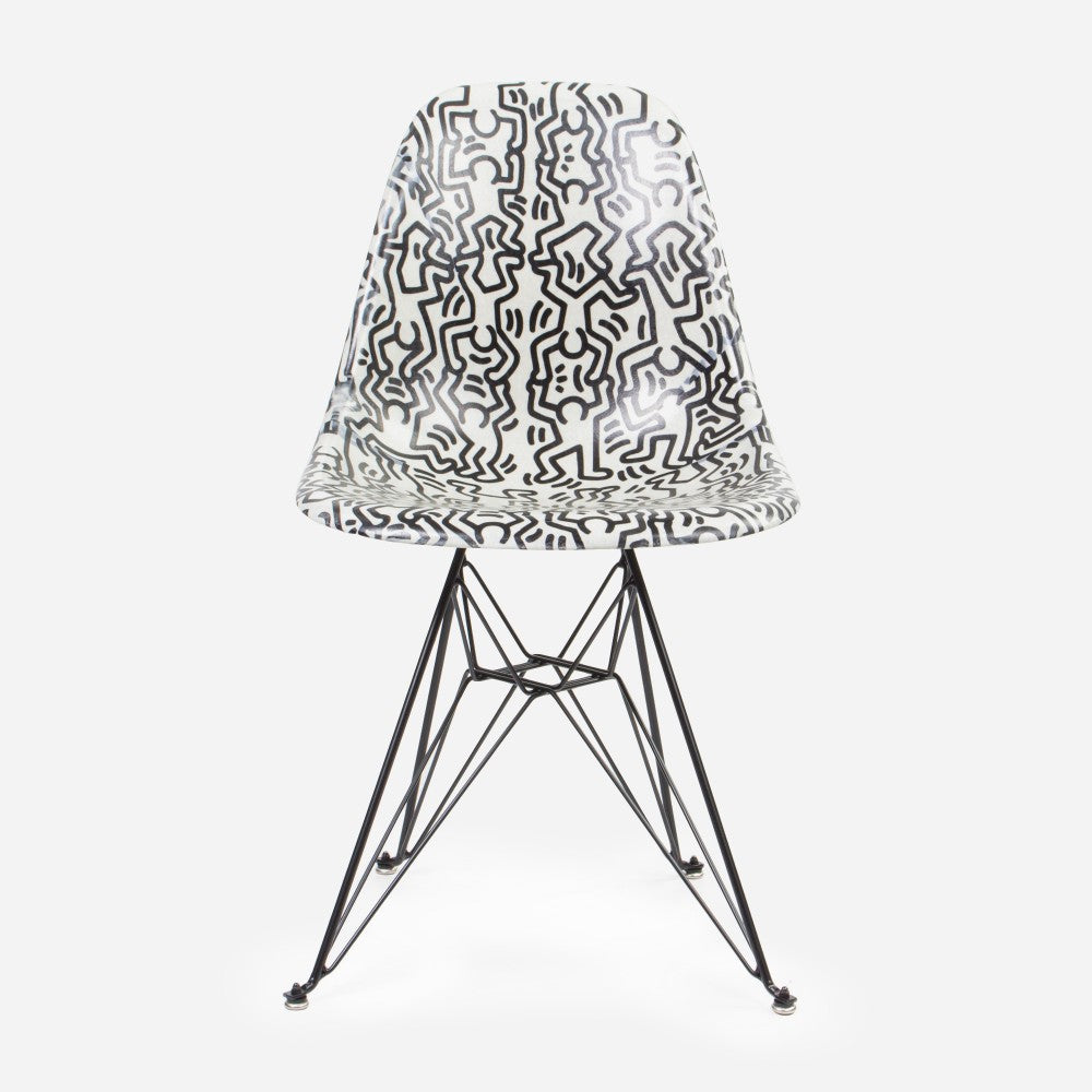 Keith Haring Case Study Furniture Side Shell Eiffel Chair