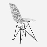 Keith Haring Case Study Furniture Side Shell Eiffel Chair Faces