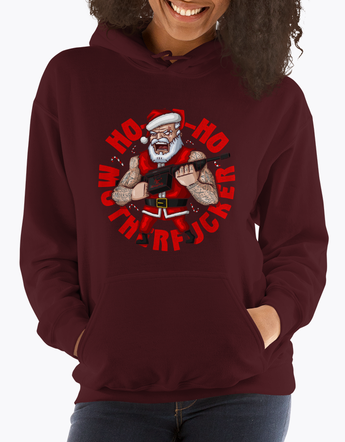 womens santa hoodie