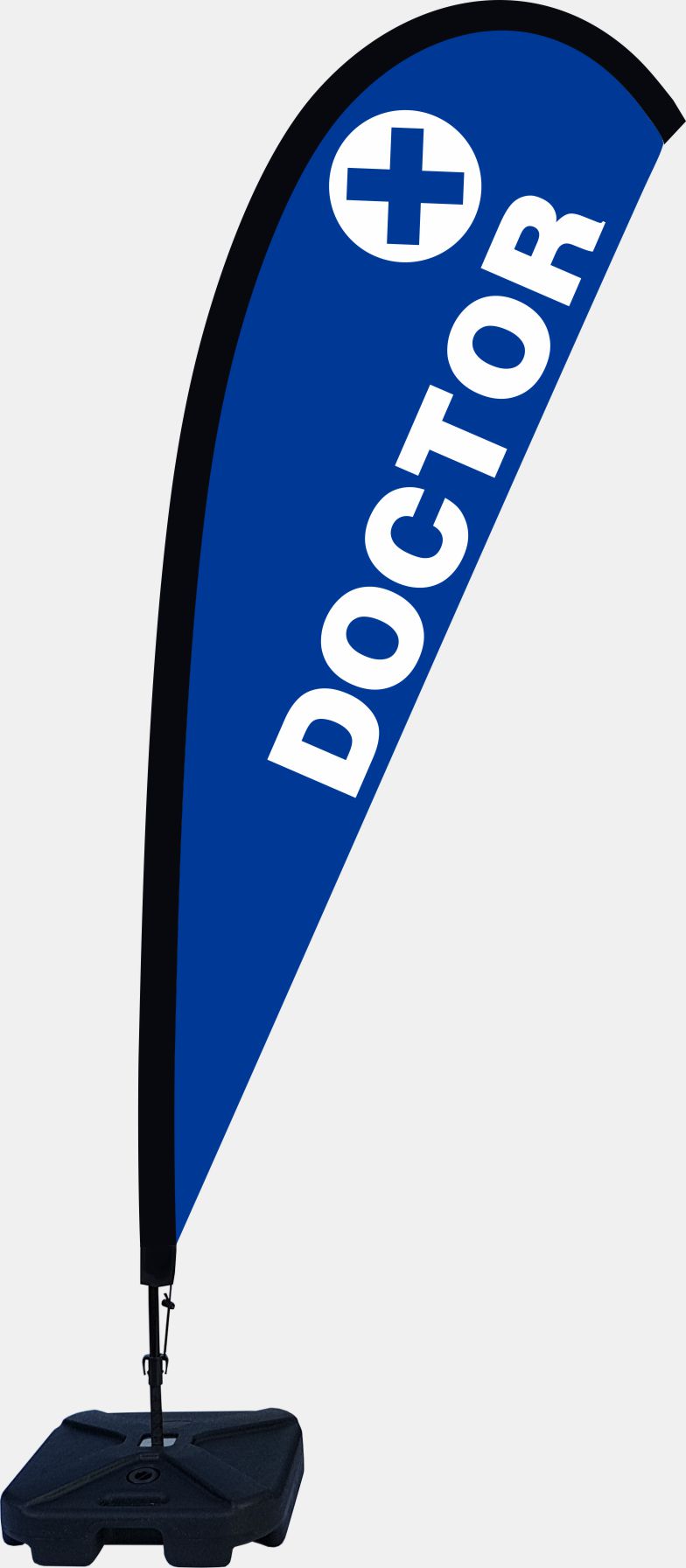 Large promotional custom flags for doctor and dentist