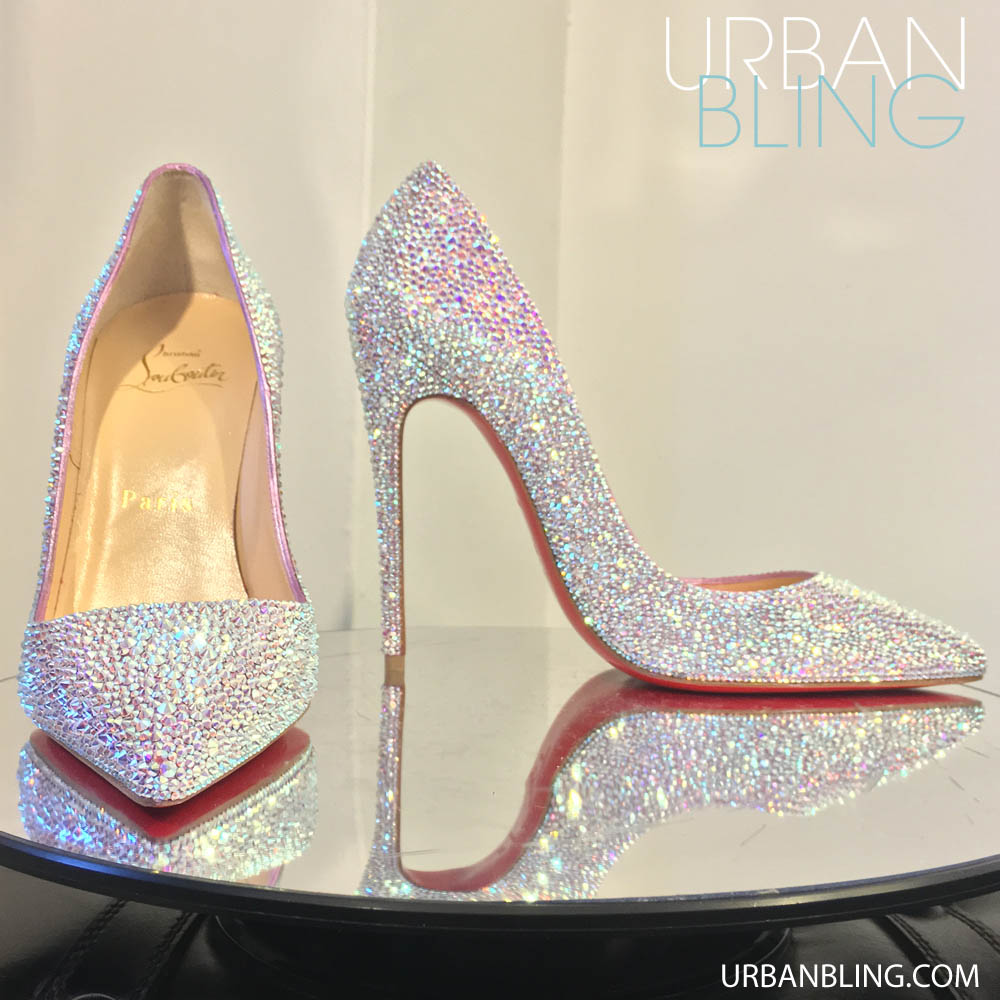 Christian Louboutin Daffodile Swarovski Crystal AB Pumps