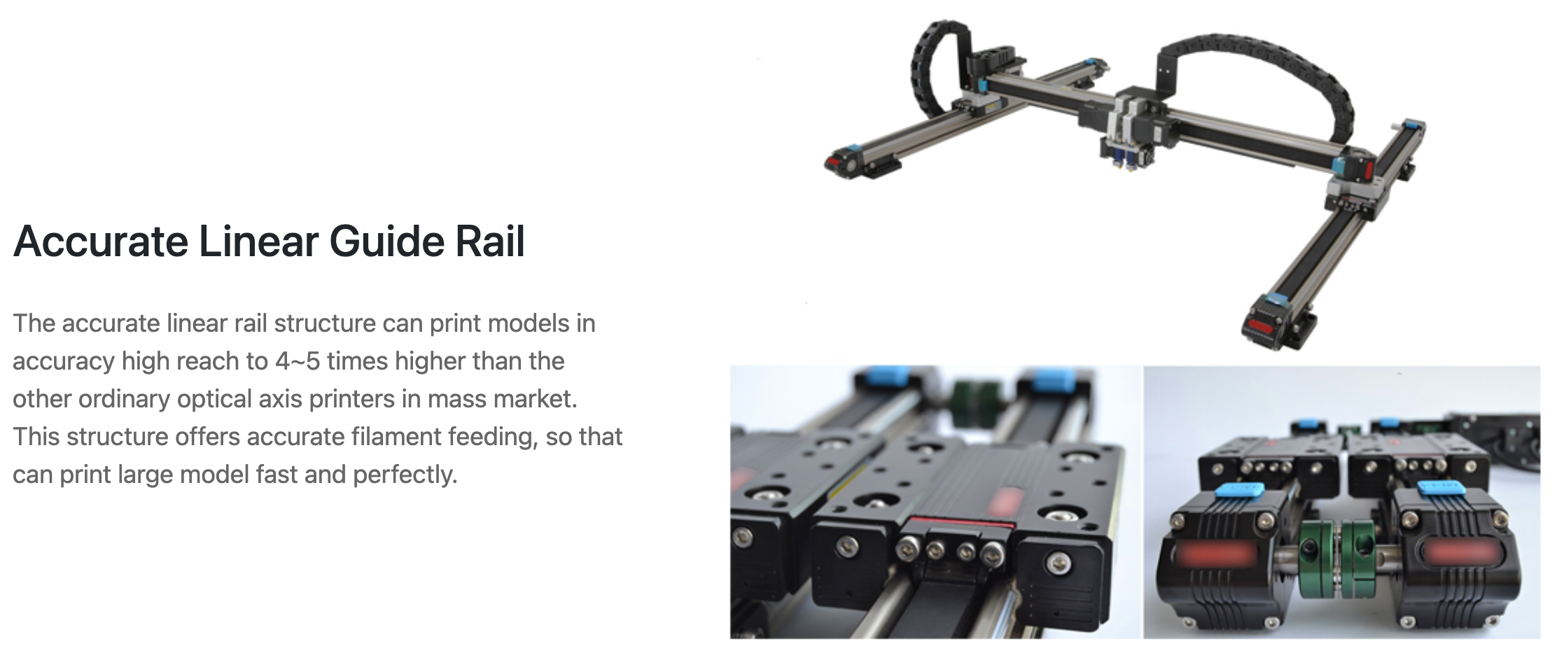 CreatBot-D600-Pro-3D-Printer-Accurate-Linear-Guide-Rail