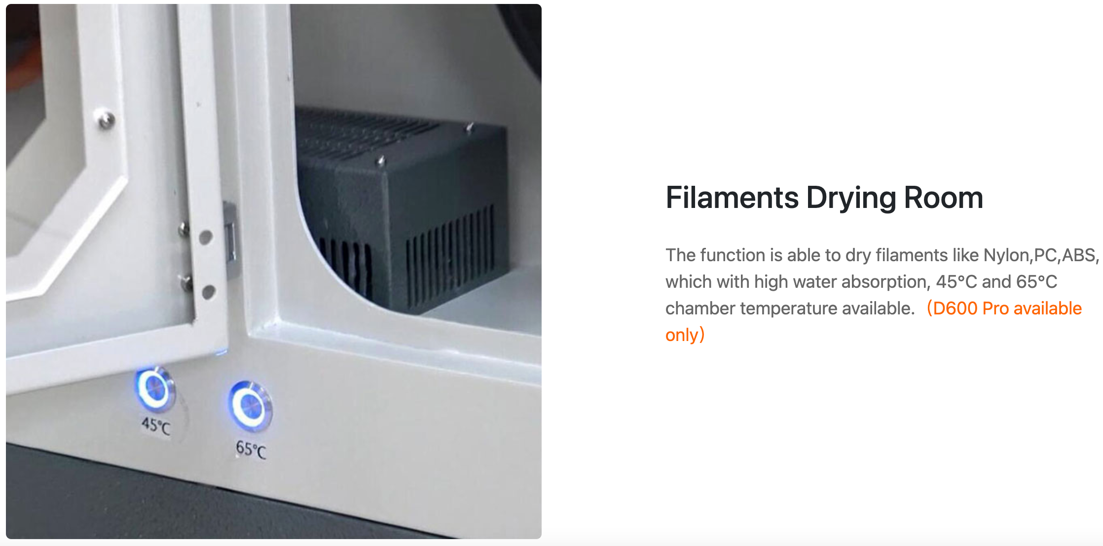 CreatBot-D600-Pro-3D-Printer-Filaments-Drying-Room