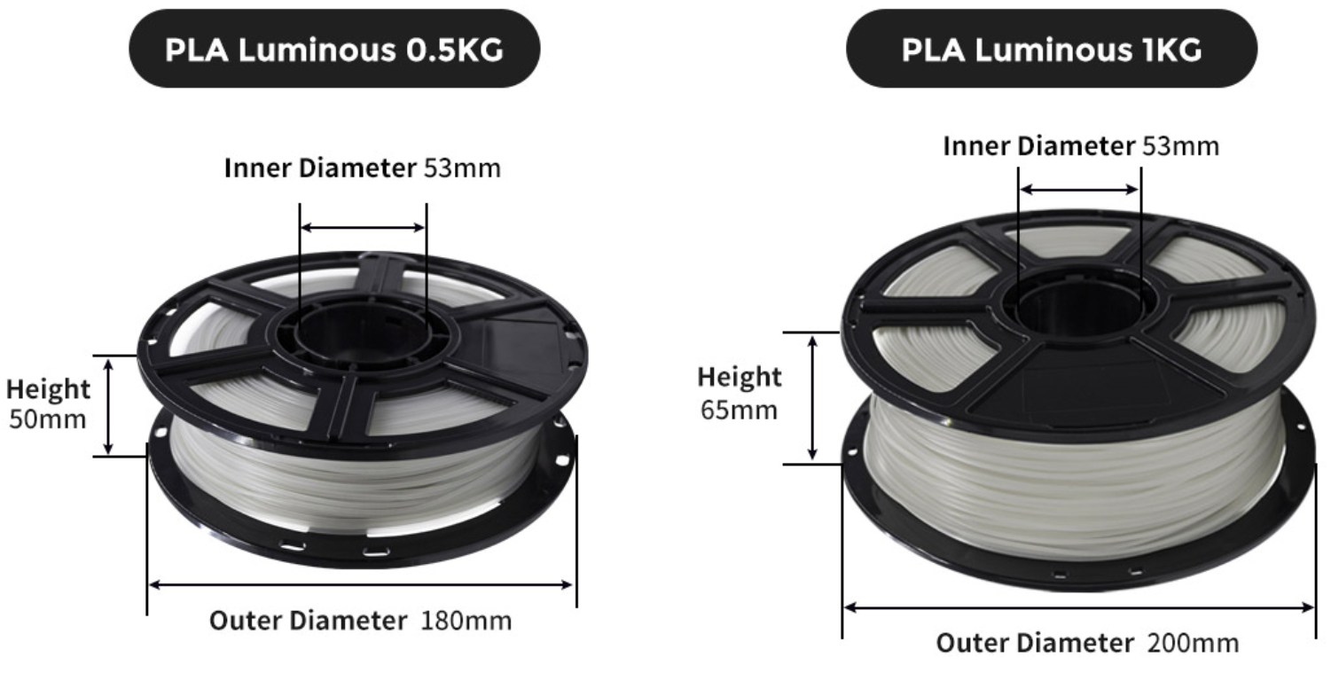 Flashforge-PLA-Luminous-Filament-1.75mm-0.5kg