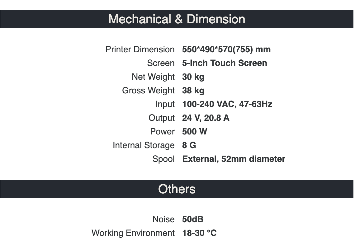 Flashforge_Guider_II_Specs_2