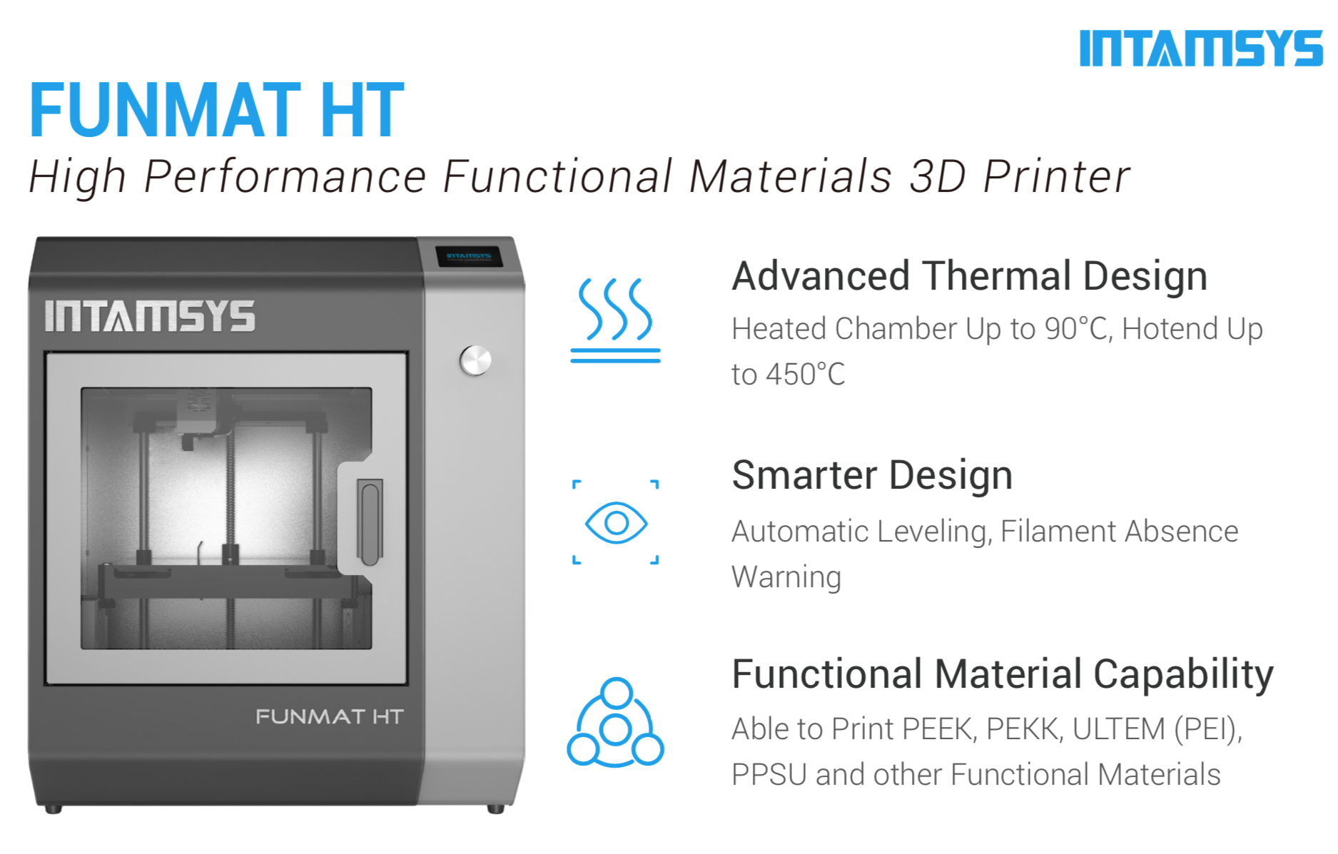 Intamsys Funmat HT 3D Printer Description 2