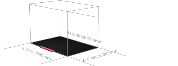 Raise3D_E2_3D_Printer_Build_volume