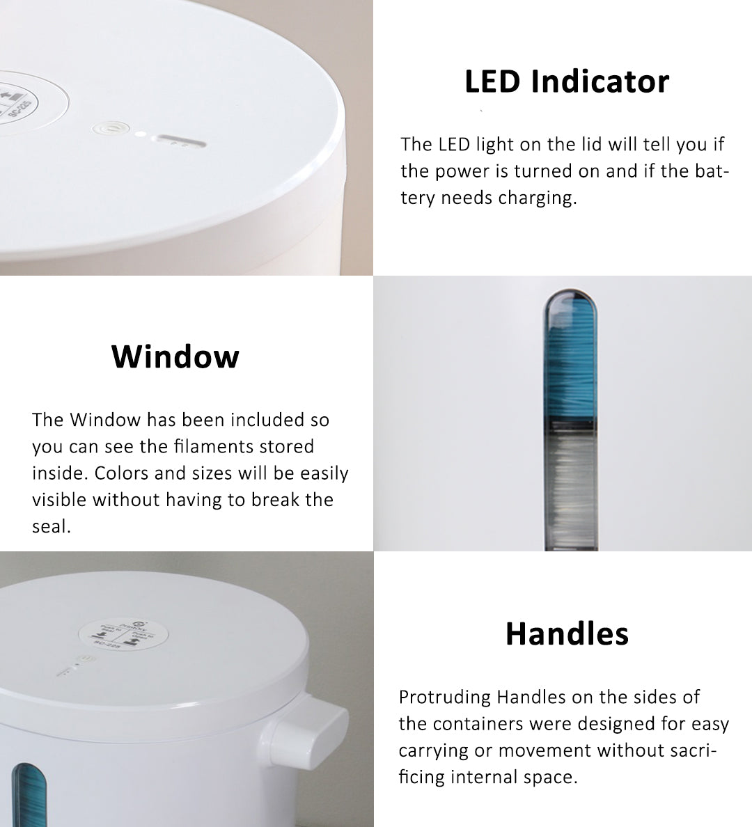 PrintDry-Smart-Vacuum-Filament-Container