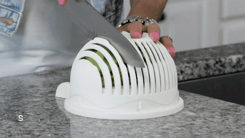 Quick Salad Maker Salad Cutter Bowl Kitchen Gadget Vegetable Fruits Sl –  Shop Kitchen Gadget
