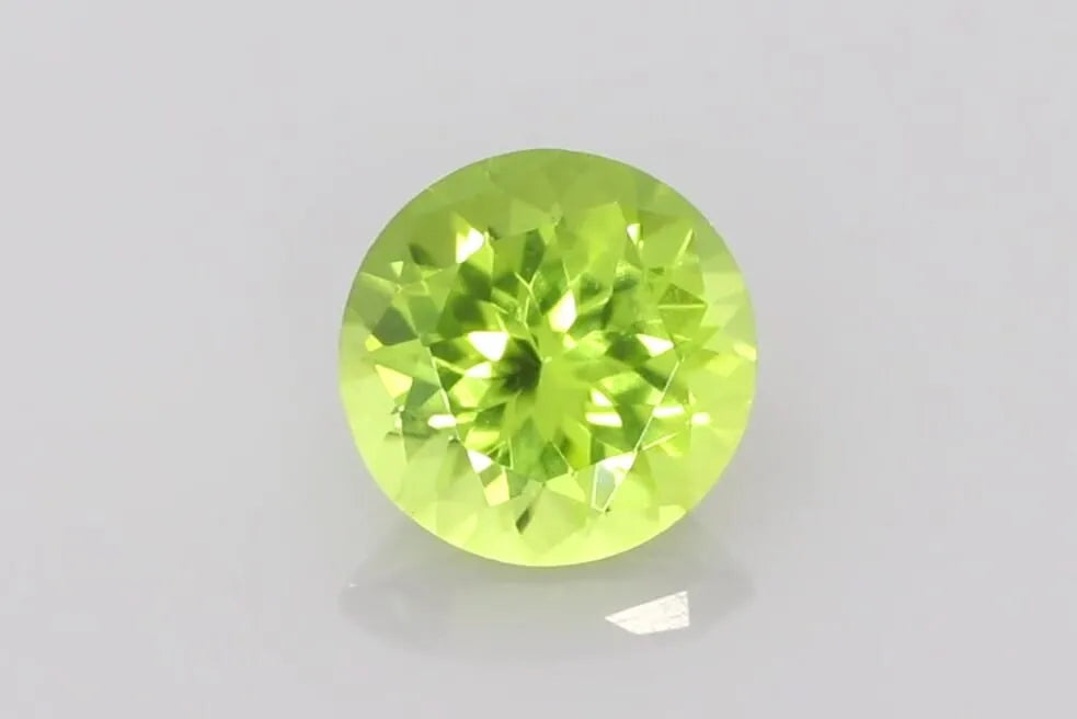 3.45ct Round Natural Peridot (Colour Green, Clarity Slightly Included, Cut Faceted) AG & CO Jewellery
