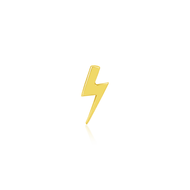 Gold Lightning Bolt – Junipurr Jewelry