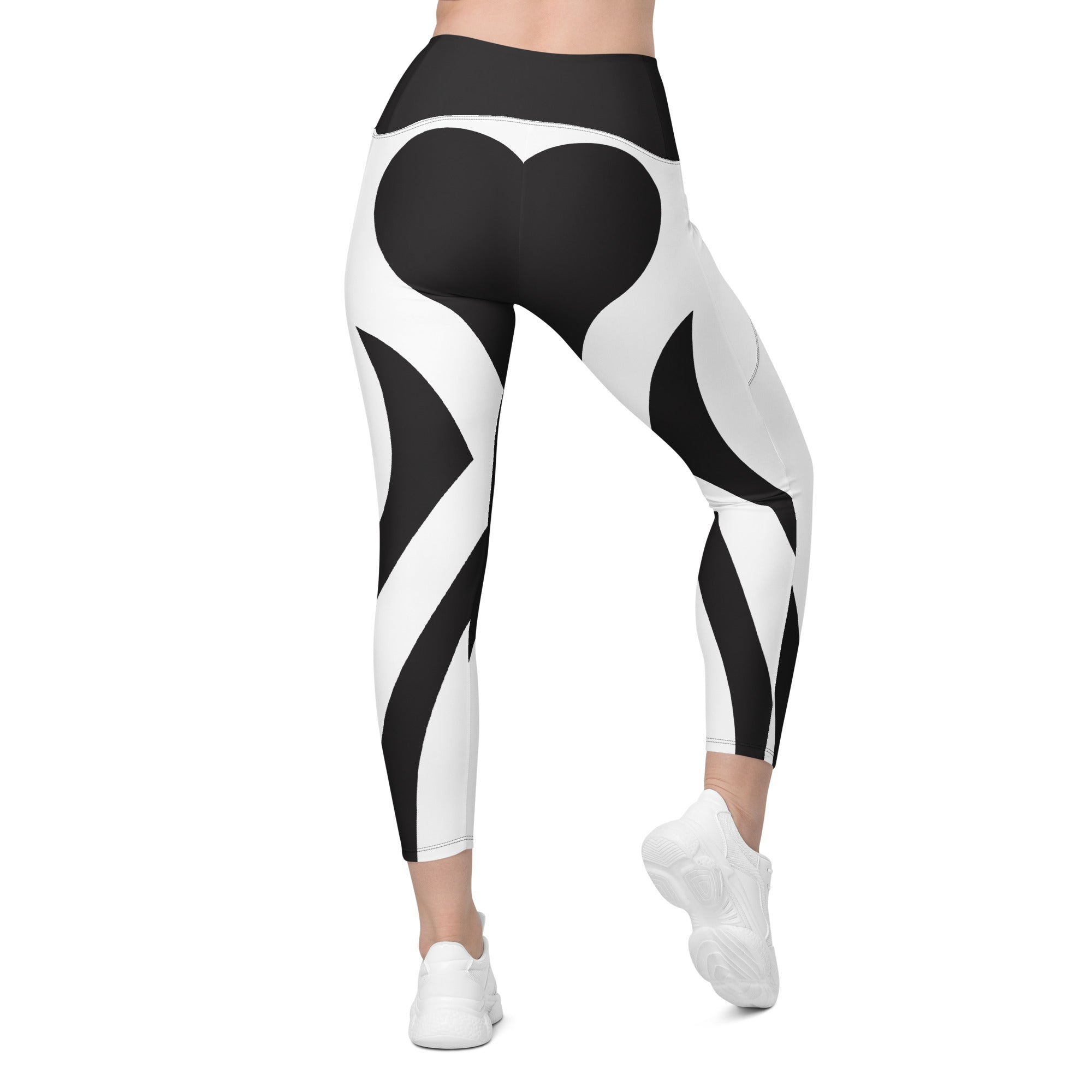 Women's Fitness Leggings BANG! Black & White E-store repinpeace