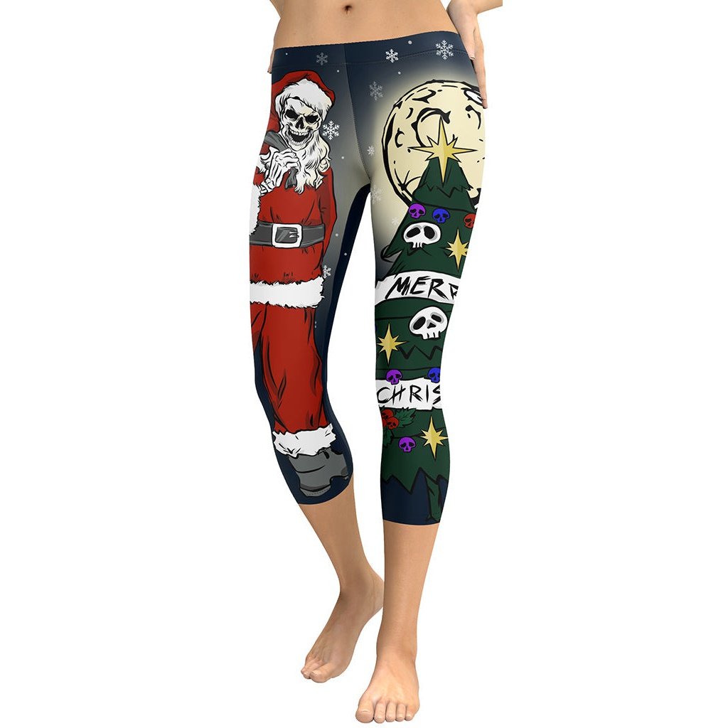 Goth Christmas Capris