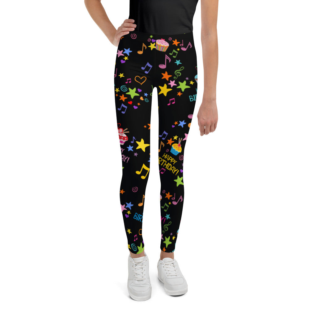Happy Birthday Leggings for Sale by FabSpark