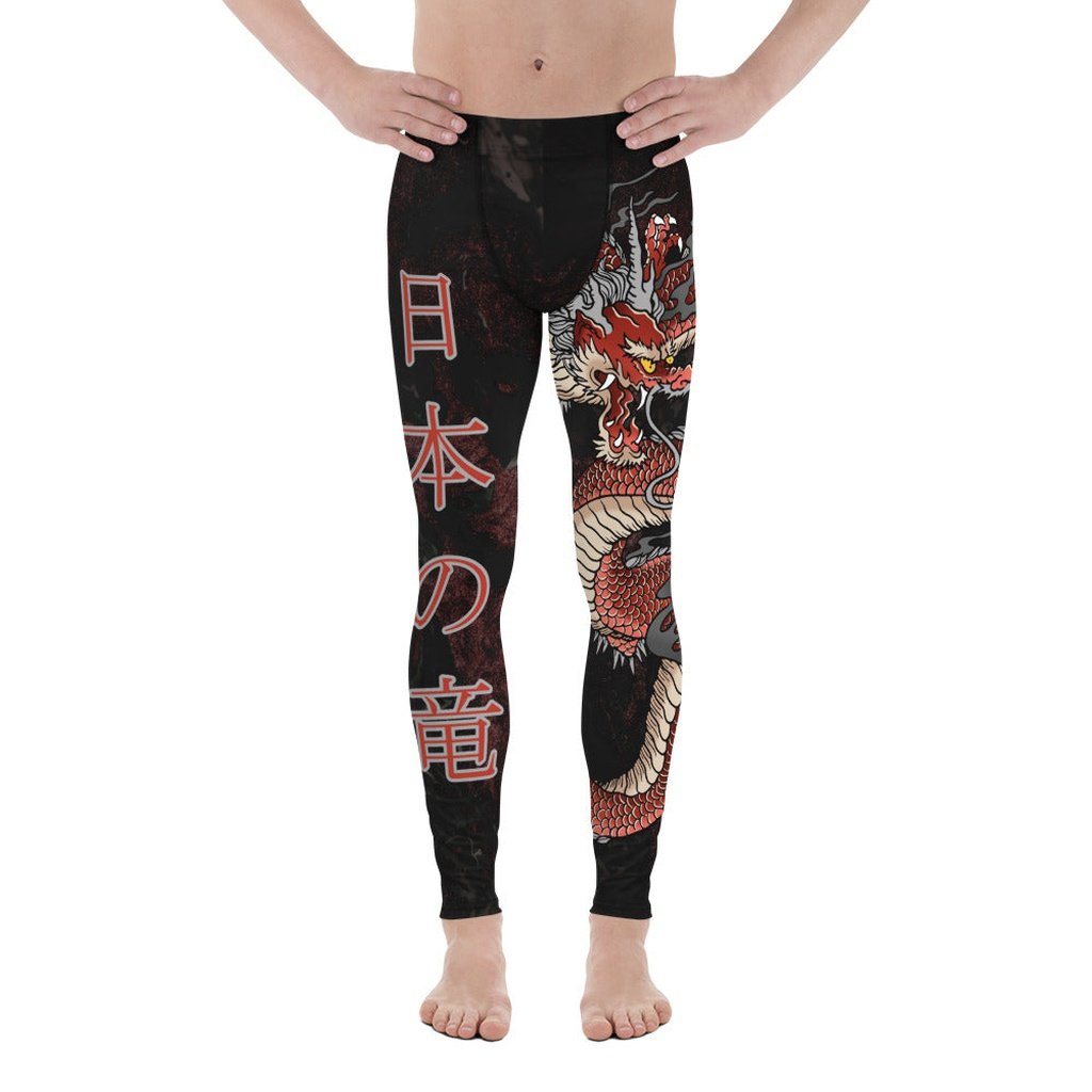 Japanese Dragon Plus Size Leggings