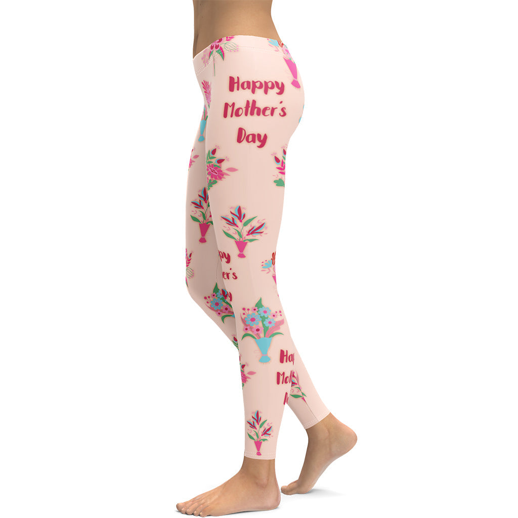 Image of Mother's Day Bouquet Leggings