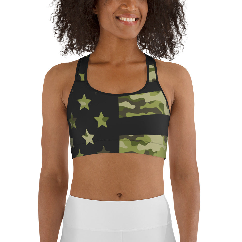 Canada Flag Sports Bra: Women's Patriotic Outfits