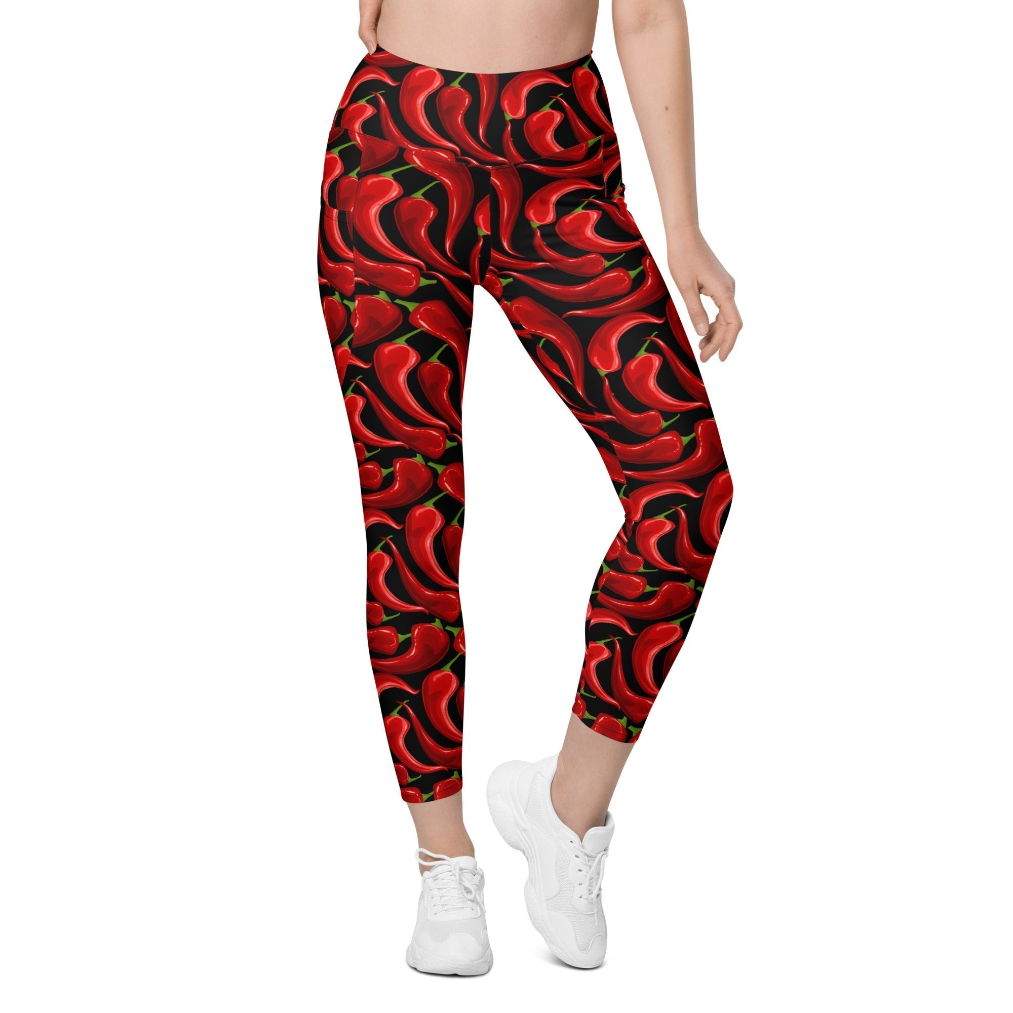 Image of Chilli Pepper Leggings With Pockets