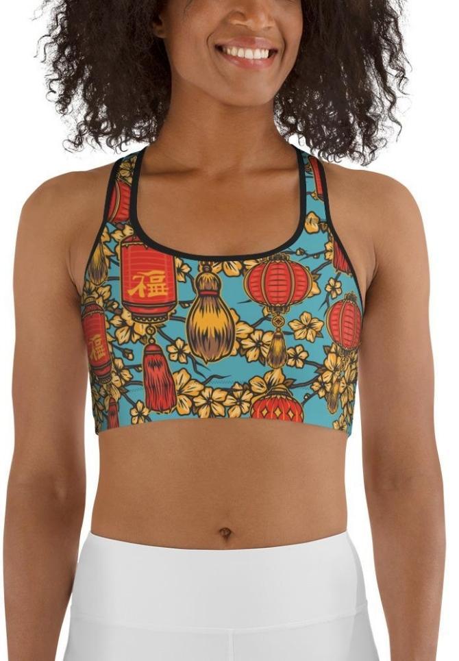 Image of Chinese Festive Sports Bra