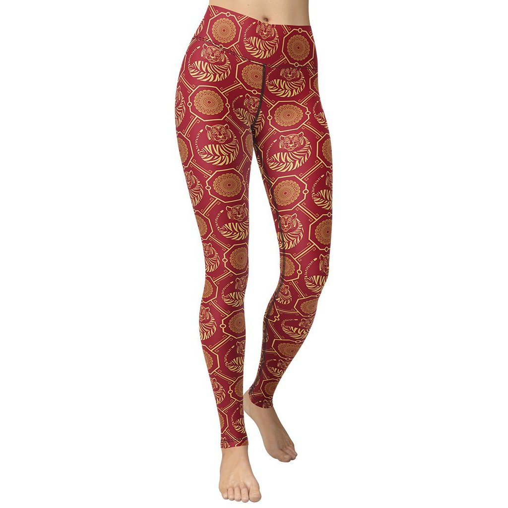 Image of Chinese New Year Yoga Leggings