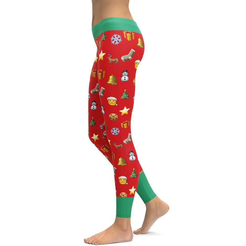 Pop Art Santa Christmas Leggings: Women's Christmas Outfits