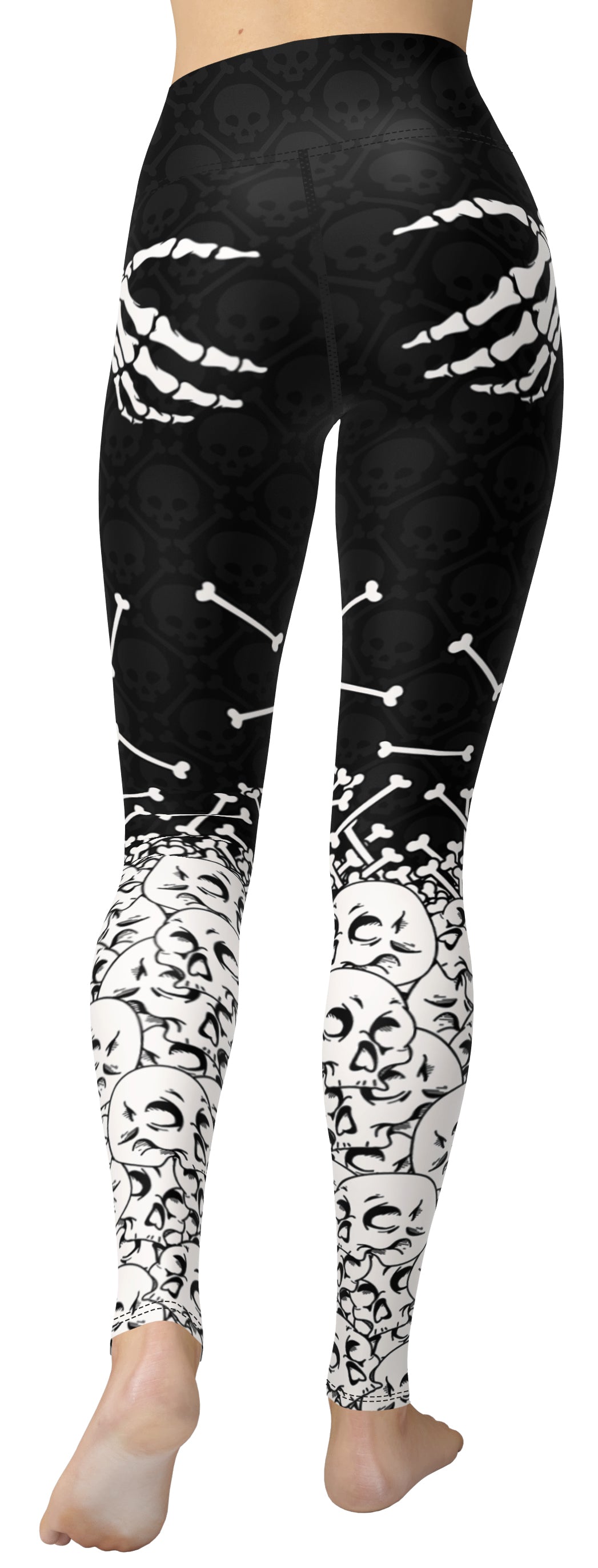 Skeleton Yoga Leggings: Women's Halloween Outfits