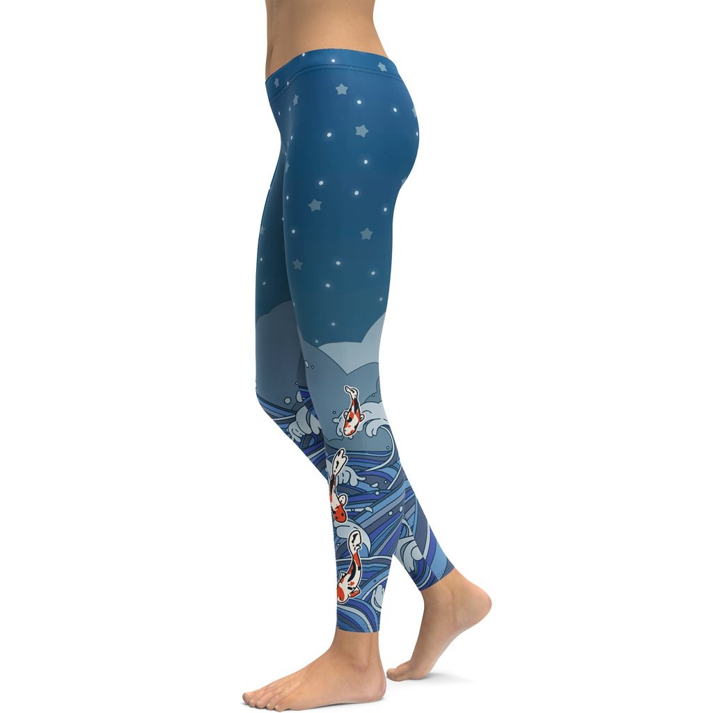 Galapagos Color-block Yoga Leggings in moisture-wicking Zeugma® organic  cotton