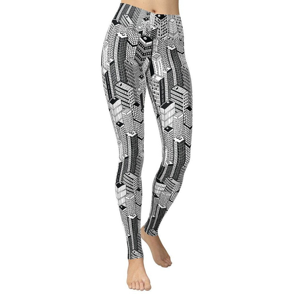 Realistic Cow Print Leggings