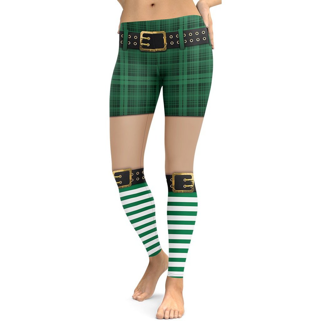 Chic St. Patrick's Day Outfit Leggings