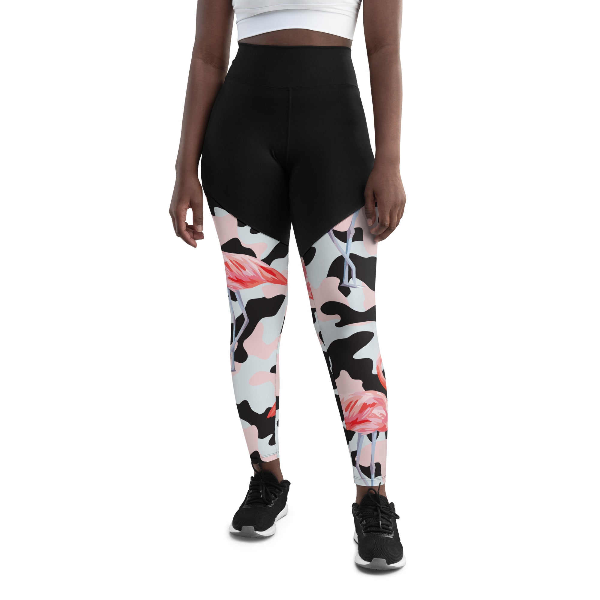 Pink & Purple Camo Plus Size Leggings