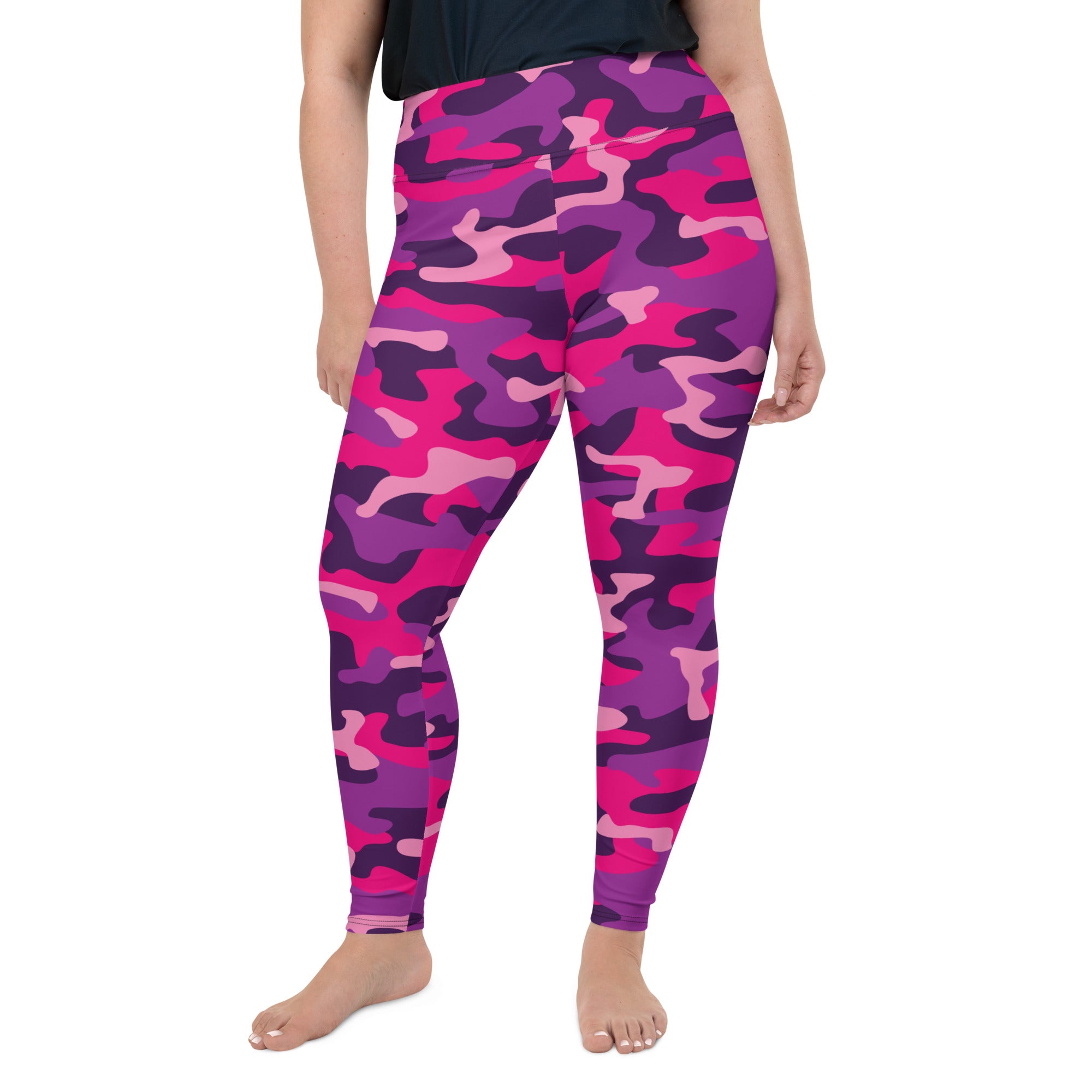 Purple Camo Ultimate Plus Size Leggings - 0X at  Women's Clothing  store