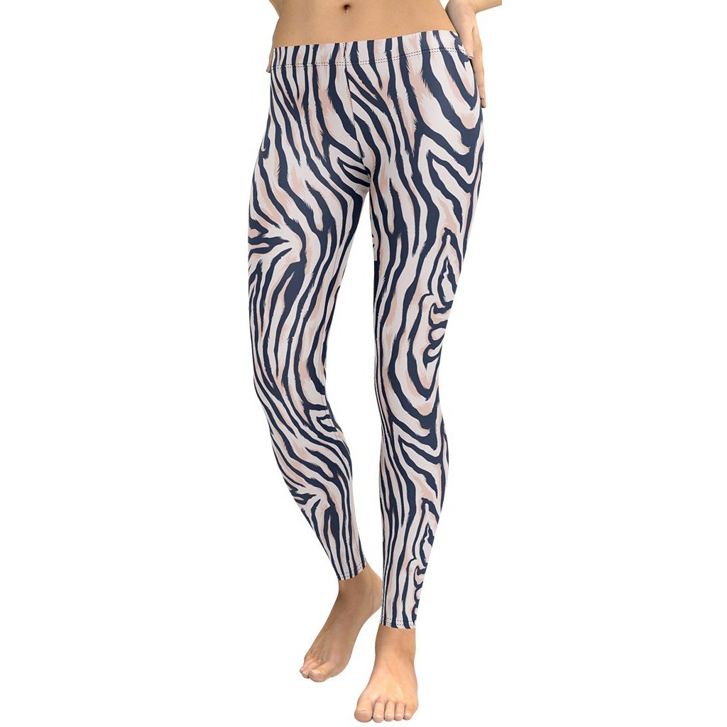 Pinkish Zebra Leggings