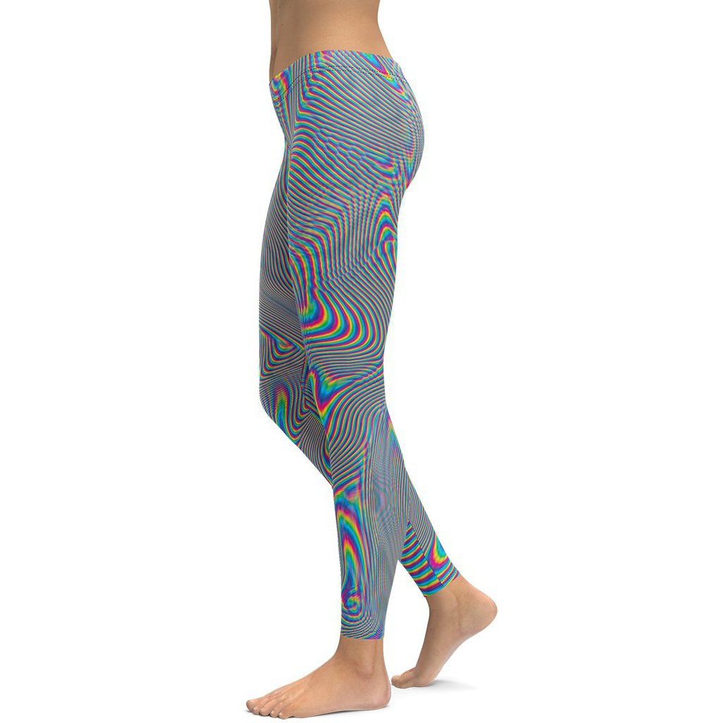 Image of Psychedelic Abstract Leggings