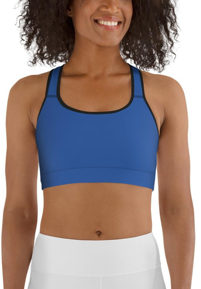 Azure Blue Sports Bra