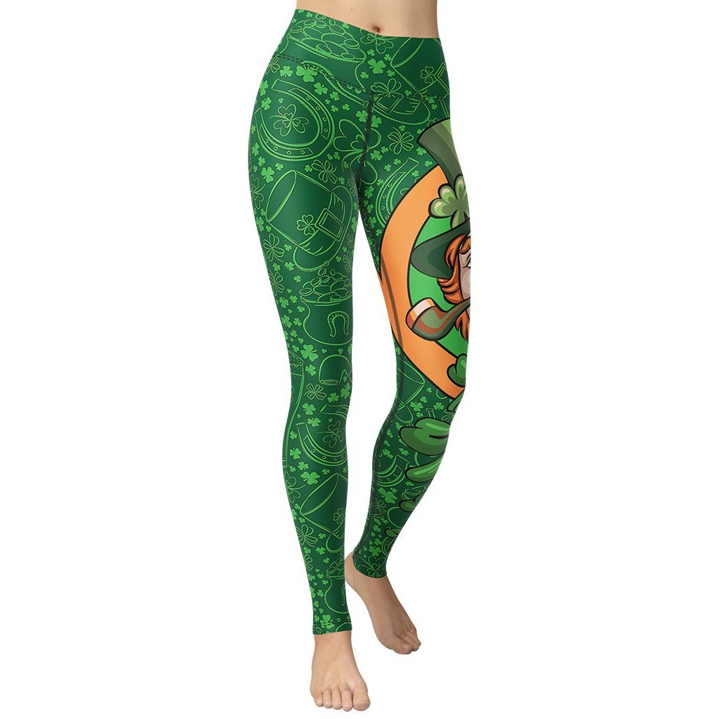 Leggings  Radioactive Leggings Green - Constantly Varied Gear Womens >  Tricia Linden