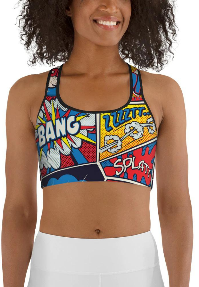 Star Wars Logo Sports Bra