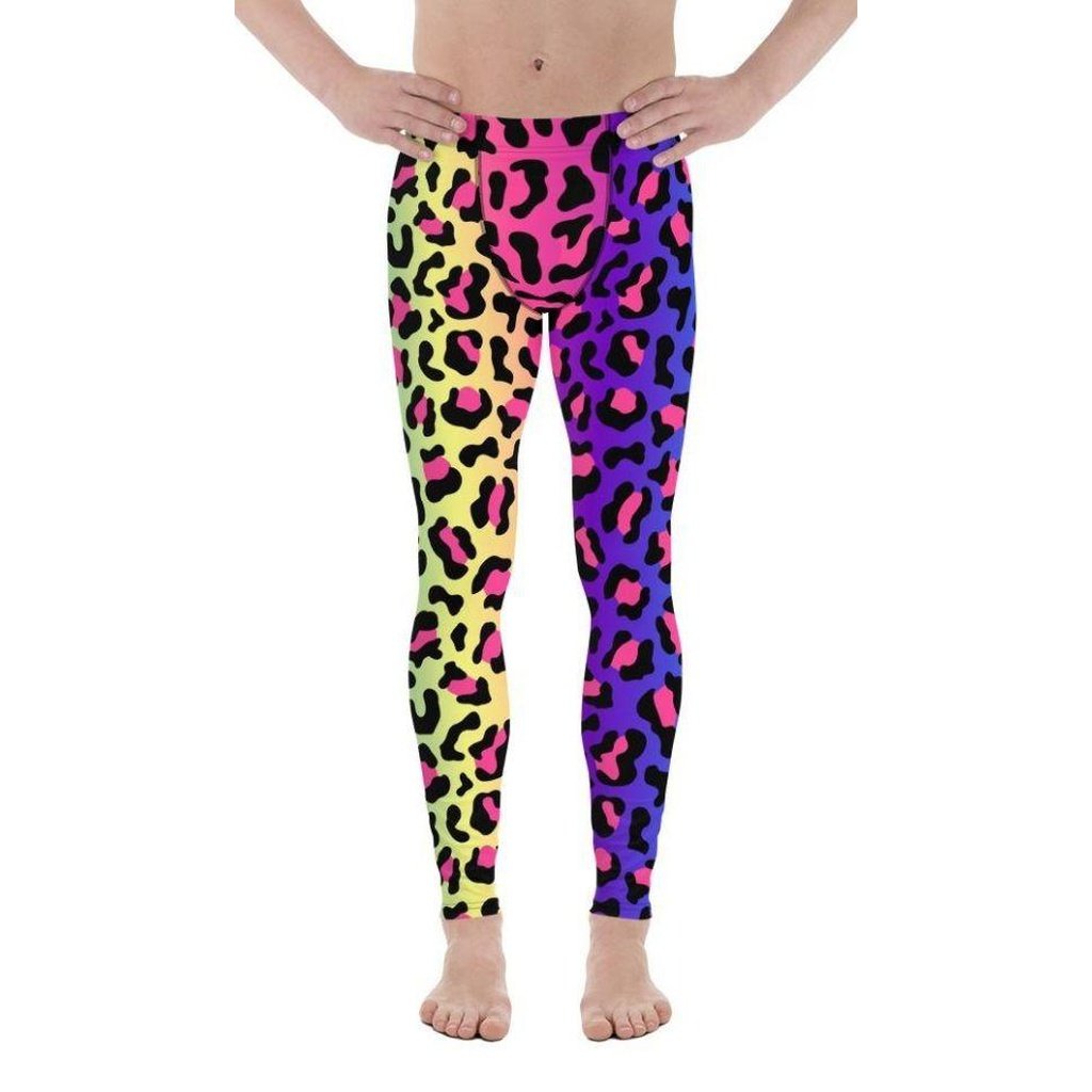 Stylish and Vibrant Leopard Print Leggings