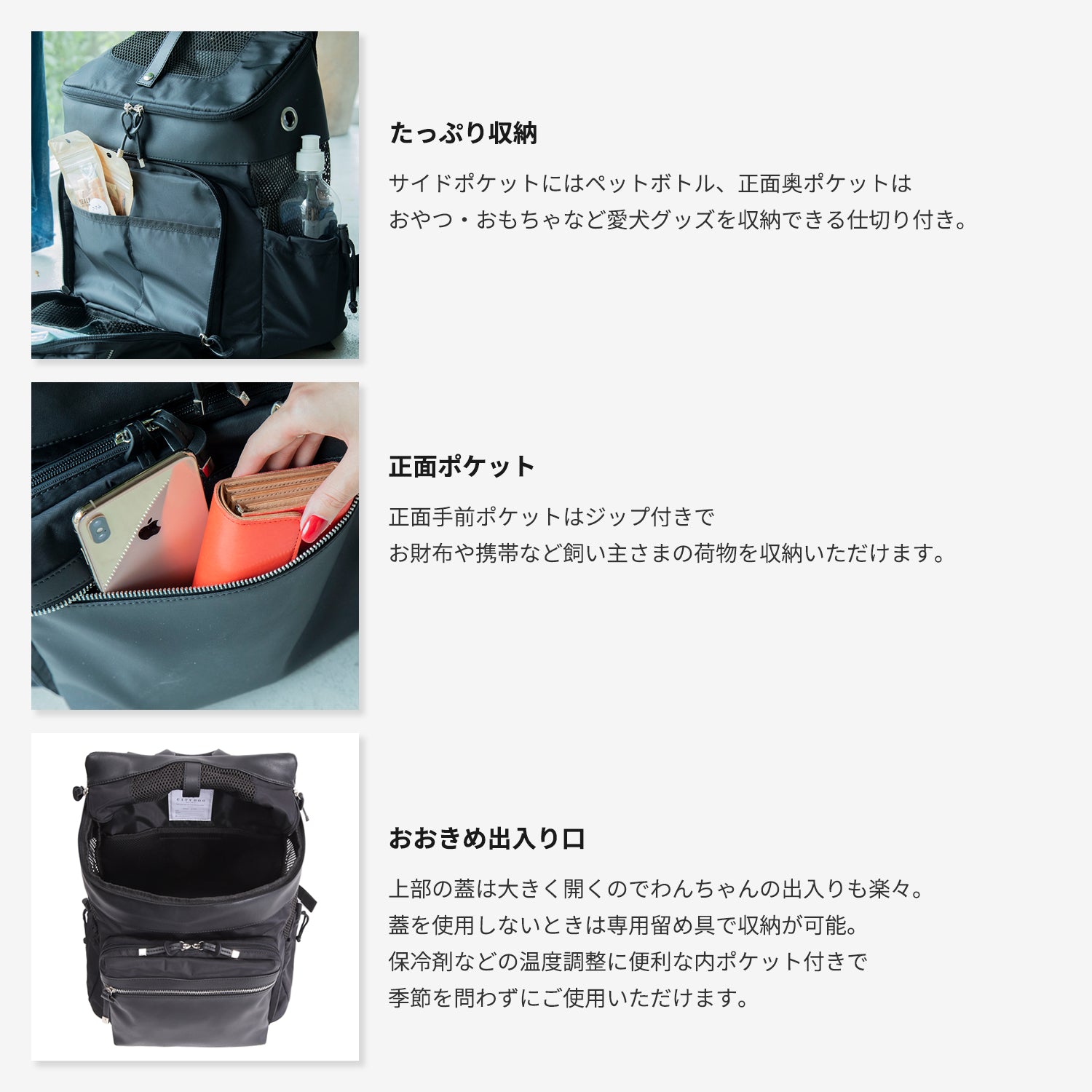 犬用リュック型キャリーケース CITYDOG(シティドッグ) CITY BACKPACK CARRY