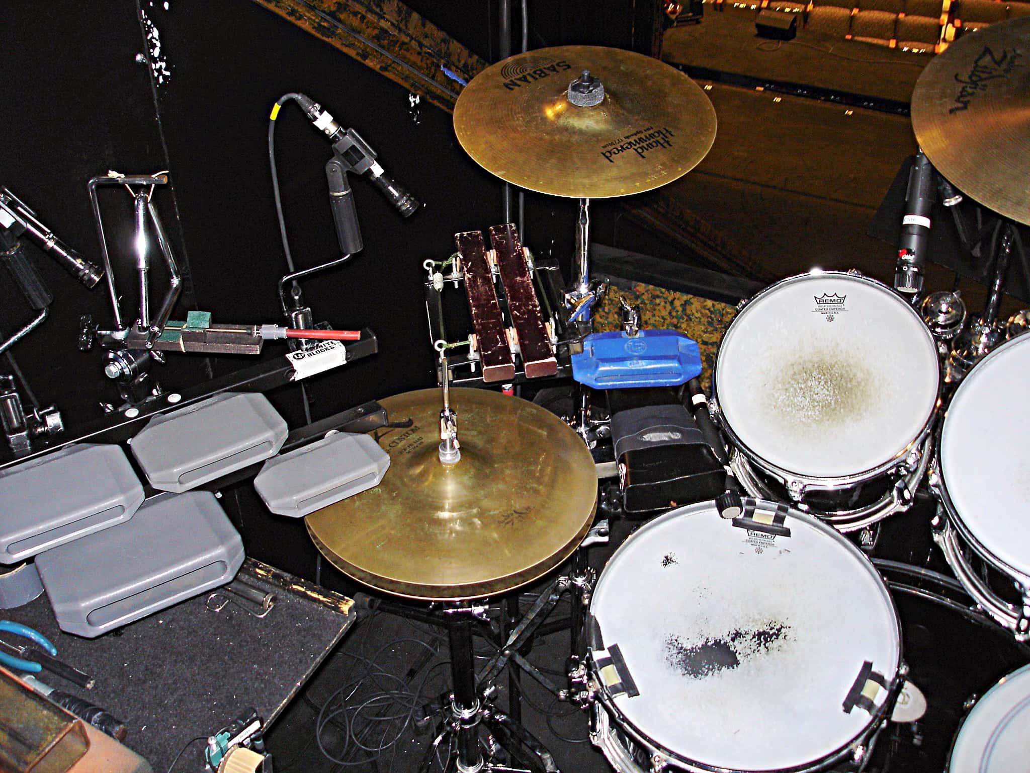Cubby O'Briens setup for the National Tour of Chicago at the Majestic Theatre in San Antonio, Texas.