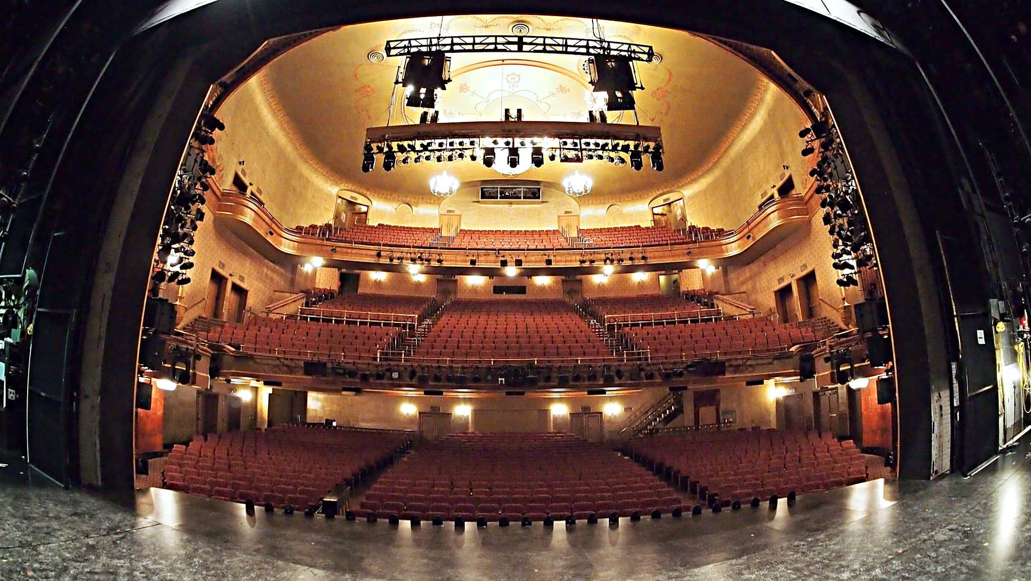 Larry Lelli's drum set setup for the Broadway Revival of Side Show at the St. James Theatre.