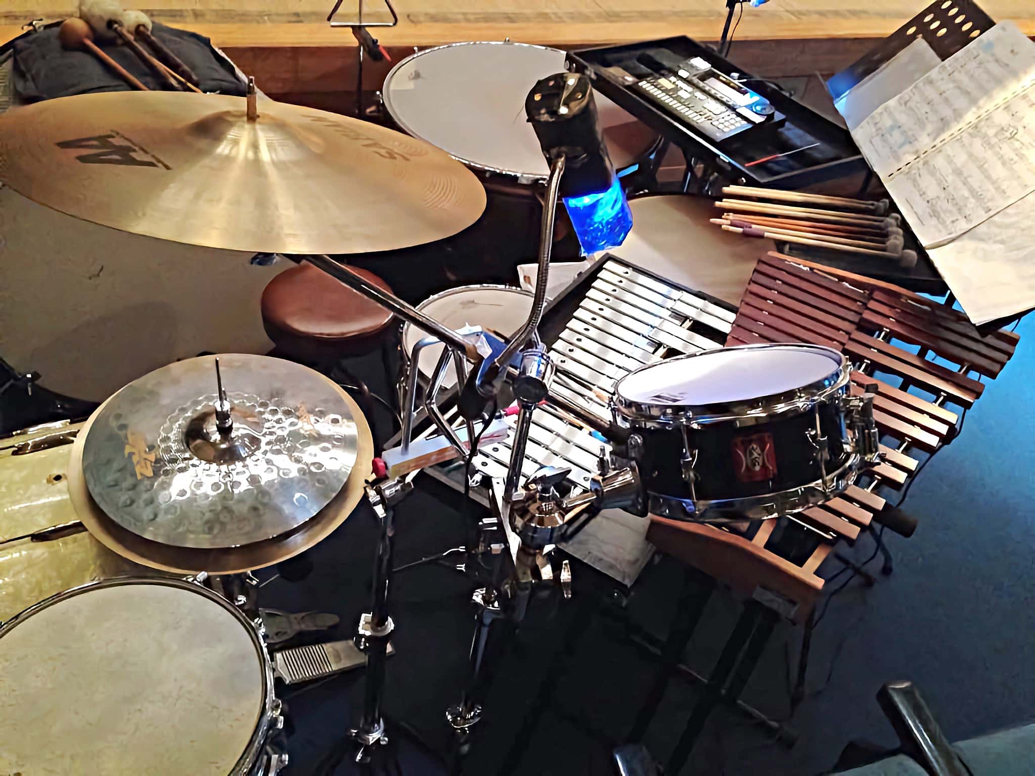 Mio Chang's setup for La Boheme at the Hamming Theater in Tokyo, Japan.