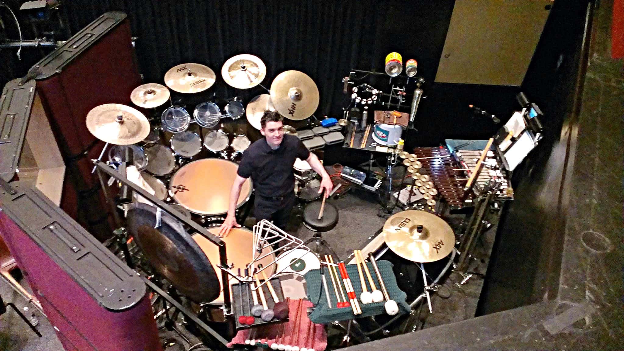 Eric's Borghi's setup for the US and Canada touring production of Les Miserables.