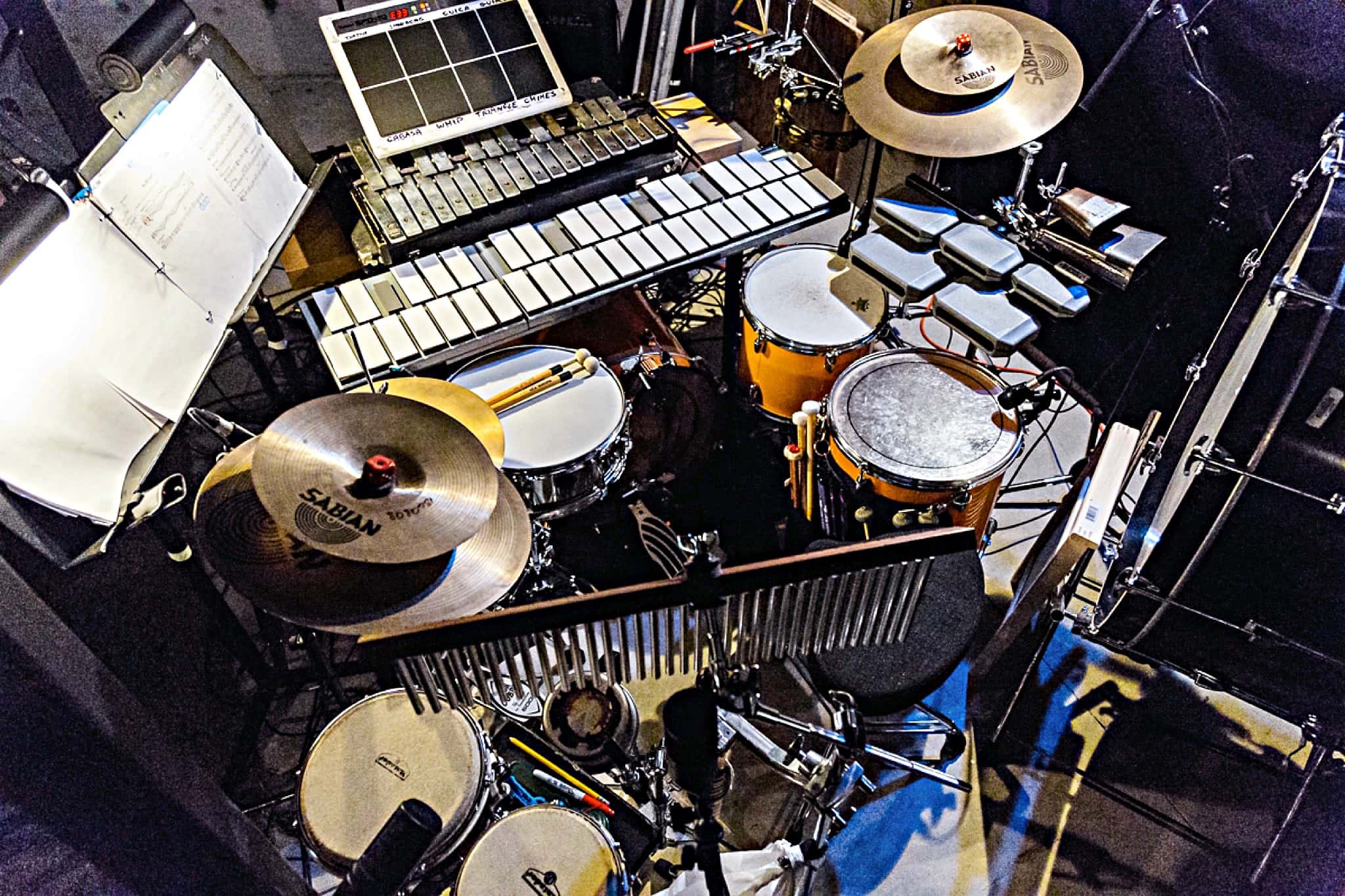 Nick Apivor's combined set up for Mary Poppins at the Western Canada Theatre in Kamloops, British Columbia, Canada.