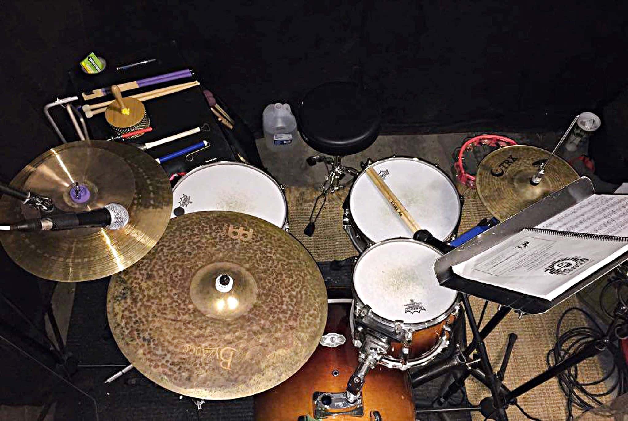 Greg Hersey's setup for Godspell at the Players by the Sea Theatre in Jacksonville Beach, Florida.