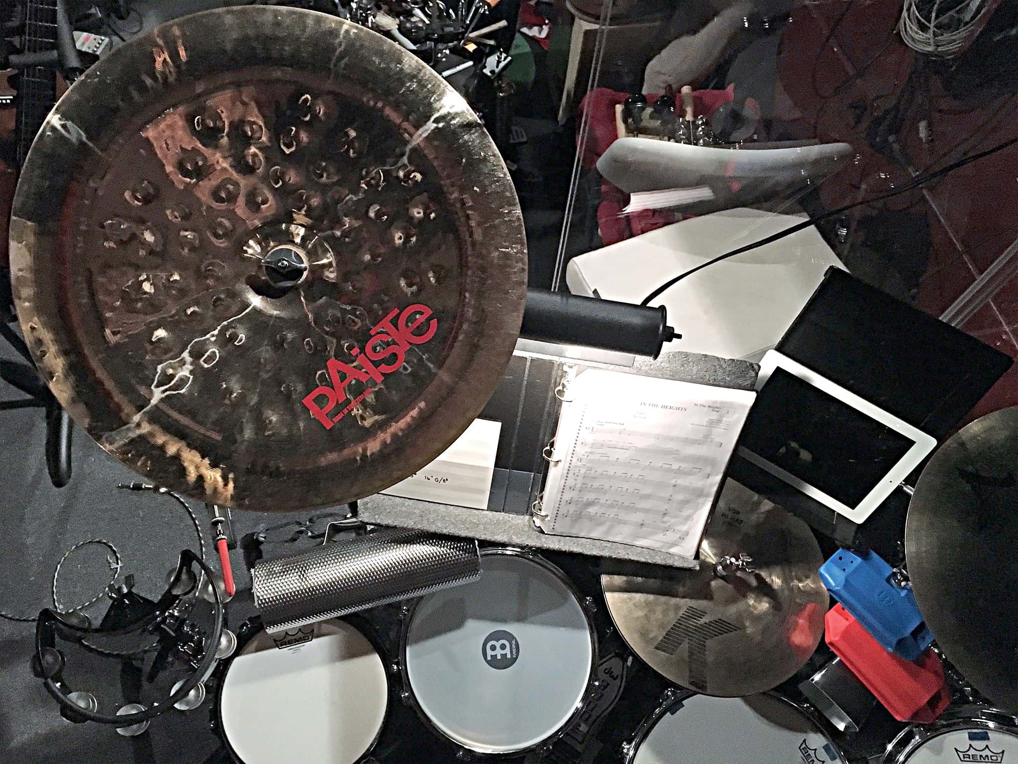 Brett Beiersdorfer's setup for In The Heights at the CM Performing Arts Center in Oakdale, New York.