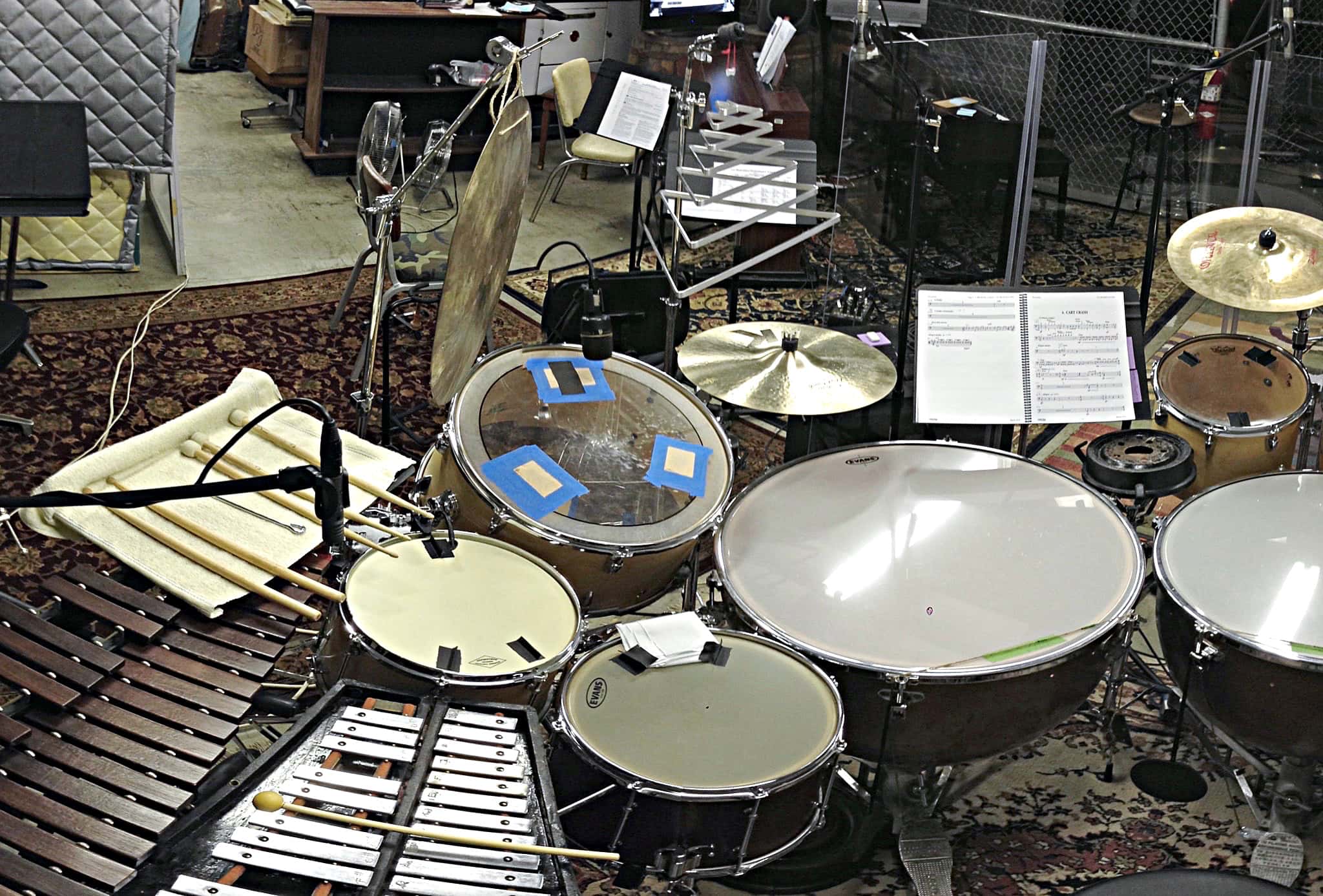 Jason Degenhardt's setup for Les Miserables at the Topeka Civic Theatre in Topeka, Kansas.